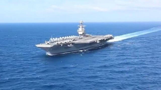 美·베네수 긴장 고조속 美 항모 포드호 전단 남미 배치