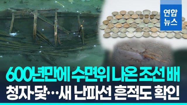 600년만에 모습 드러낸 보물선... 현존 유일 조선시대 선박!