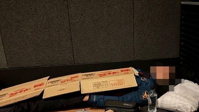 ‘박스 덮고 쪽잠’ APEC 동원 경찰 처우 논란