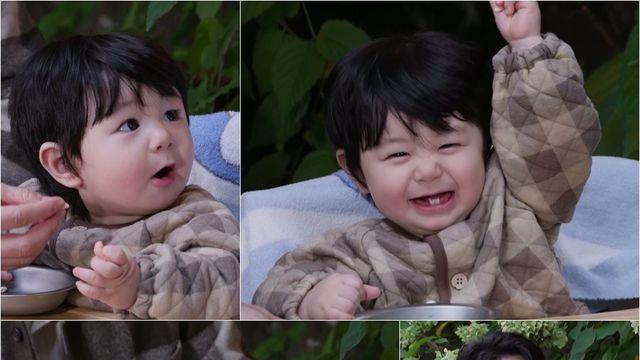 심형탁子 하루, 낯가림이란 없다…생후 5개월 여동생 만남에 천사 미소(슈돌)
