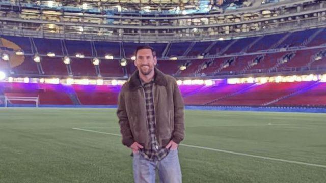 바르셀로나 캄노우 몰래 간 메시 “내가 그리워하는 그곳으로 돌아갔다”