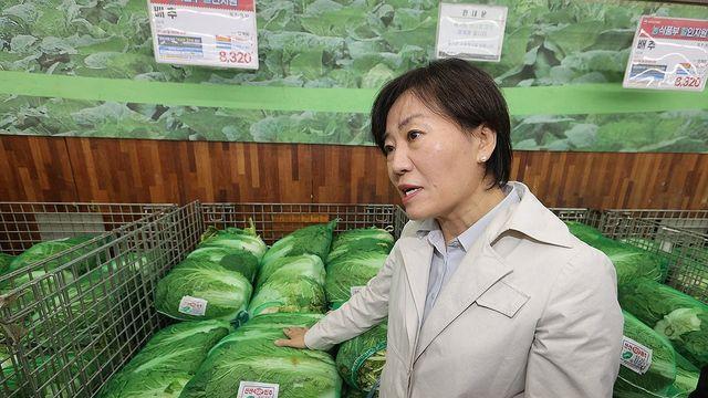 송미령 농식품장관, 김장채소 수급점검…