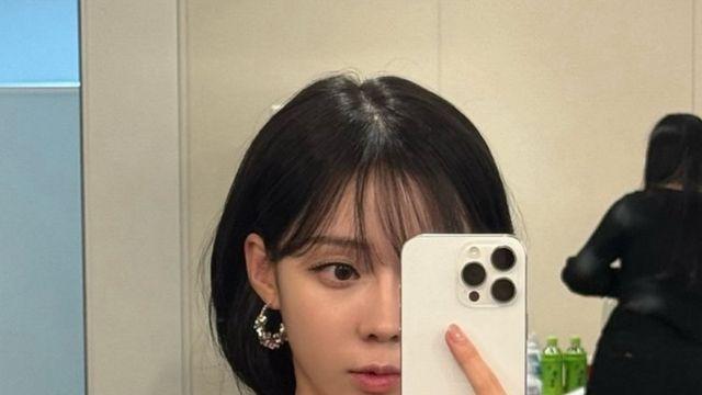 에스파 윈터, 잘록한 허리 눈길… 얼굴 크기도 ‘소멸 직전’ [IS하이컷]