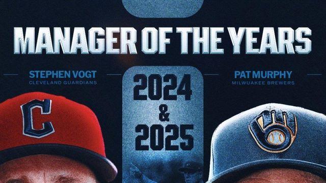 'WS 2연패' 로버츠 감독은 0표...MIL 머피, CLE 보트 감독 올해의 감독상