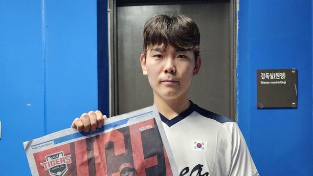 “강심장답게 당찬 투구하고 싶어”…KIA 성영탁의 잊을 수 없는 2025년, 샐럽챔프 야구아이콘 1위까지