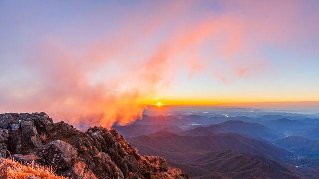 어제 지리산 사진을 이제서야