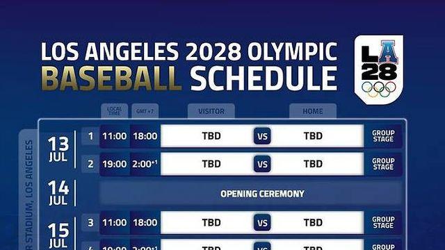 LA올림픽 야구, 7월 13일 시작…다저스타디움서 6개국 격돌