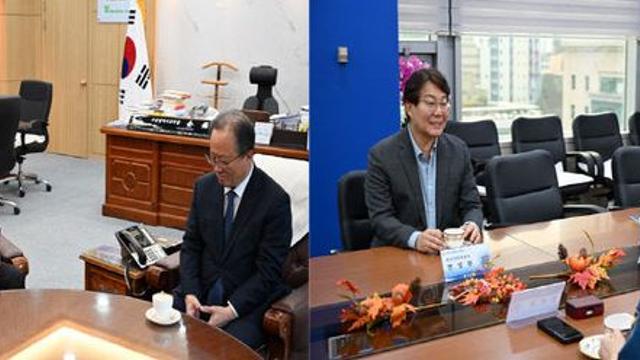 변성완 시당위원장, 부산 교육감·경찰청장 찾아 현안 논의