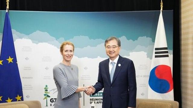 조현, EU·獨 외교장관과 양자회담…