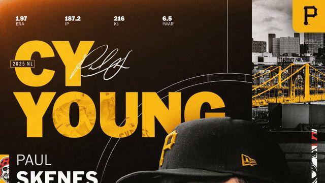 ‘압도적 파워’ 스킨스, 작년 신인왕→올해는 ‘만장일치’ 사이영상