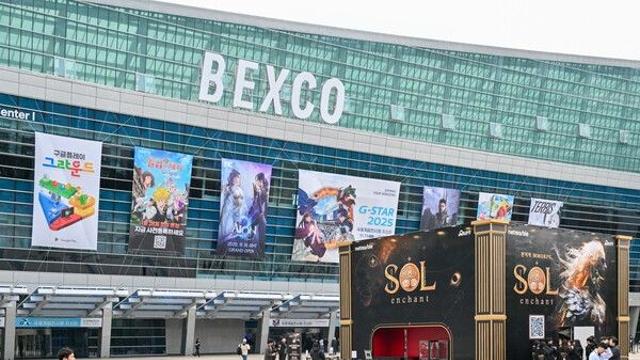 넷마블, 미공개 신작 ‘SOL_enchant’ 첫 공개... 지스타 야외부스서 ‘신권(神權)’ 체험 열기