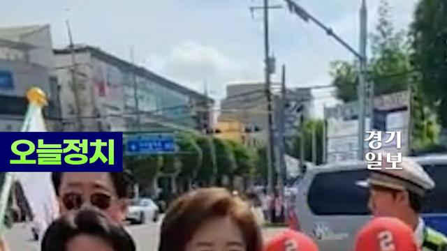 인천 찾은 나경원 