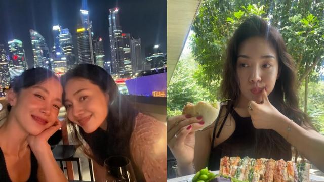 전도연X최희서, 야경보다 눈부셔…낭만적 와인 한 잔 [IS하이컷]