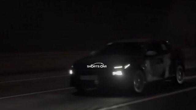 N 비전 74 DNA 그대로…아반떼 CN8 야간 스파이샷 포착