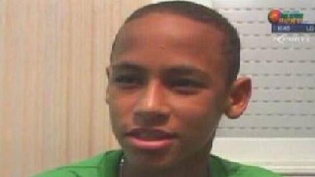 한국 방송에 출연했던 중딩시절 네이마르