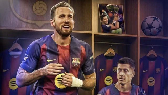 ‘흥민아 내가 갈 수도 있어’→“레반도프스키 후임 원하는 바르셀로나, 케인 최우선 영입 희망”