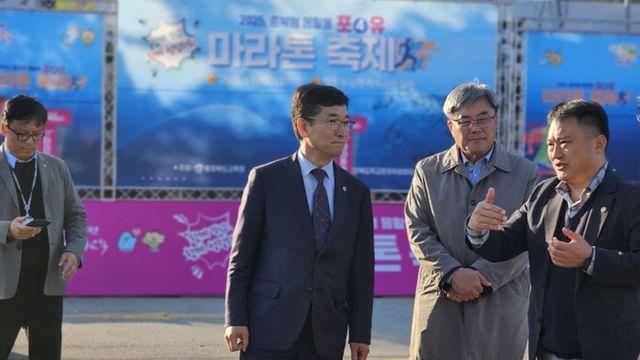윤건영 교육감, 2025. 충북형 몸활동 포(4)유 마라톤 축제 사전 안전 점검