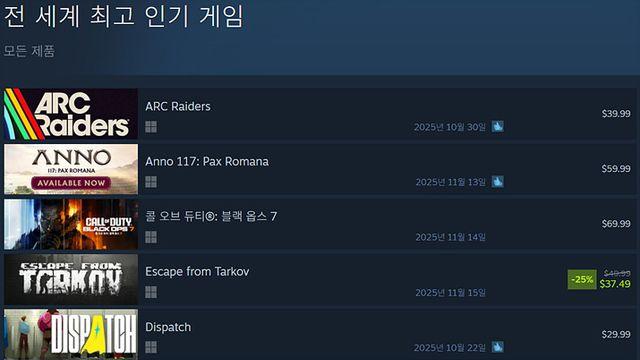 [오늘의 스팀] 출시 D-1, 타르코프 판매 시작