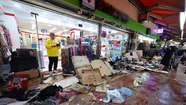 부천시, 트럭 돌진 제일시장 현장대응반 가동…복구 착수
