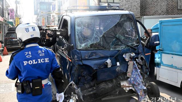 [속보] 부천 시장 돌진 트럭 운전사, 가속 페달 밟아