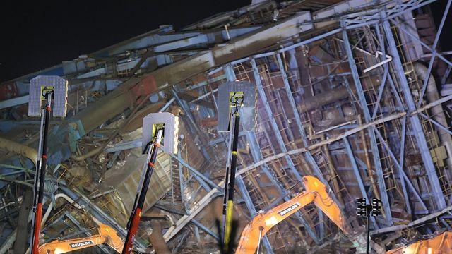 울산화력 붕괴 마지막 실종자 위치 확인…접근 중