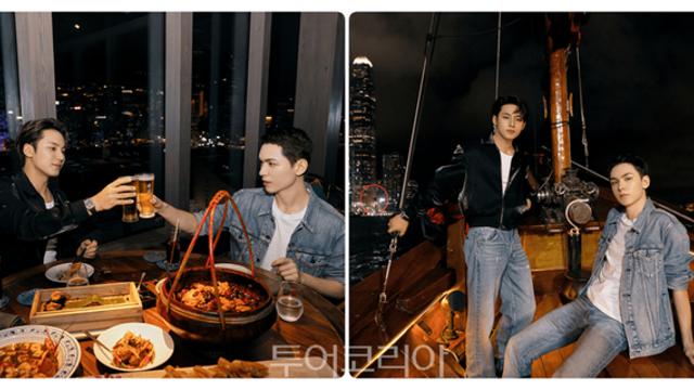 세븐틴 민규·버논, '홍콩의 밤 매력' 알려