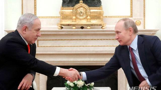 푸틴 주말 네타냐후에 전화..가자 정전 관련한 회담