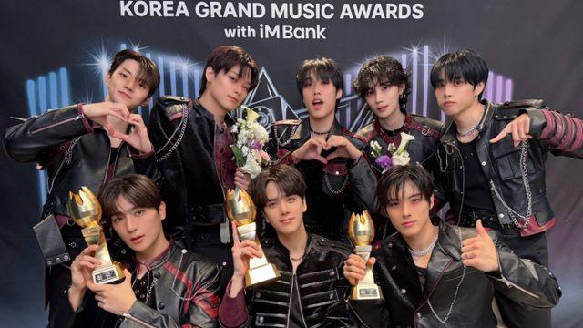 ‘KGMA’ 대상 더보이즈, 3관왕 달성 “팬들 바라보며 달려갈 것”