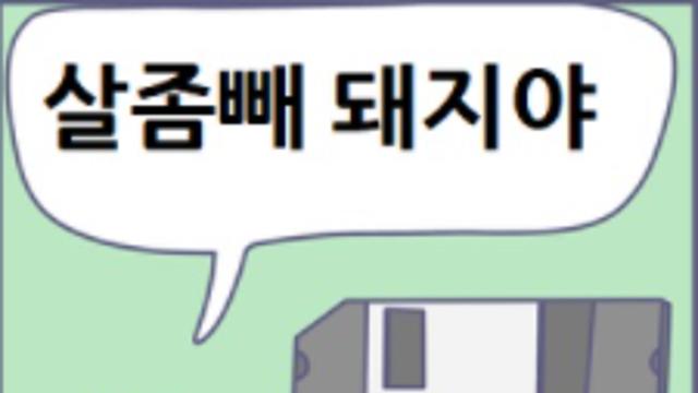 살 좀 빼라던 USB.