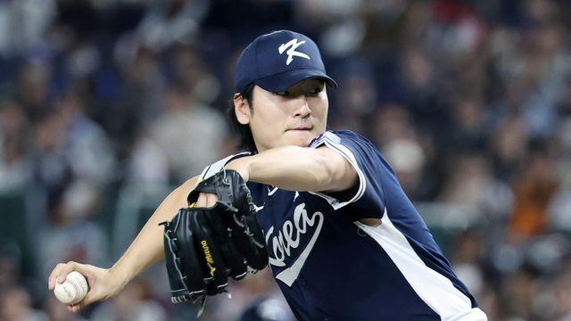 3회까진 완벽했는데...곽빈, 한국 선취점 이후 급격히 난조→3⅓이닝 3실점 [한일전]