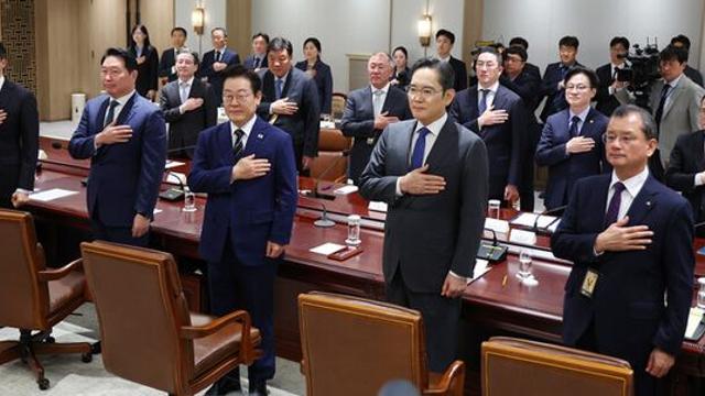 李 “한미 관세협상에 기업인들 가장 애써”...기업인들 “국내 투자·고용 더 노력”