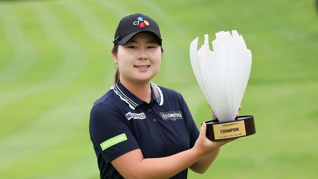 KLPGA 상금왕 홍정민, 위믹스 챔피언십 우승…'상금 3억원 추가'