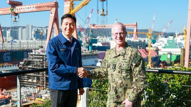 HD현대·한화오션, 미 해군참모총장 방문으로 마스가 협력 구체화