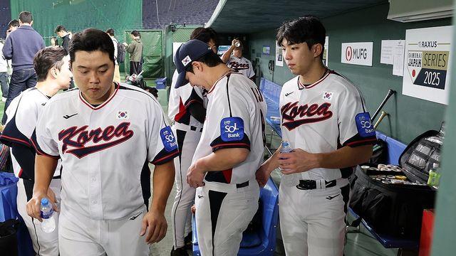 일본전 설욕 노리는 한국 야구…노시환 대신 한동희 4번 출격