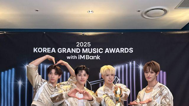 넥스지 ‘2025 KGMA’로 시상식 첫 2관왕… “멋진 상 감사해”