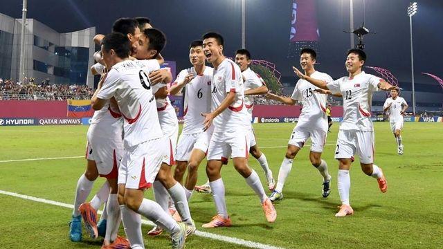 북한축구, FIFA U-17 월드컵 16강 진출…일본과 격돌