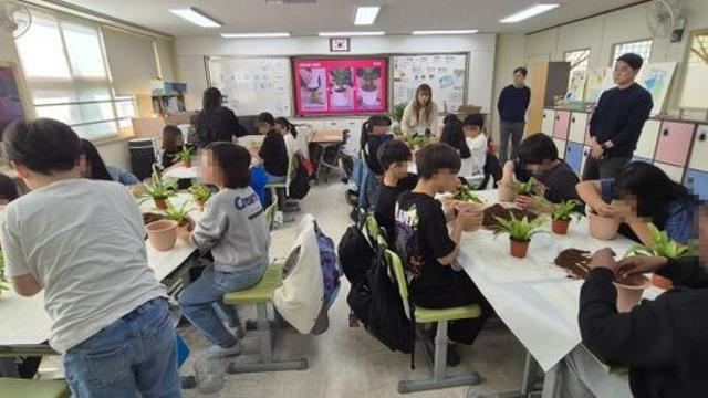 용산구, 초등학교 대상 ‘교실 속 숲 만들기’ 시범사업 운영
