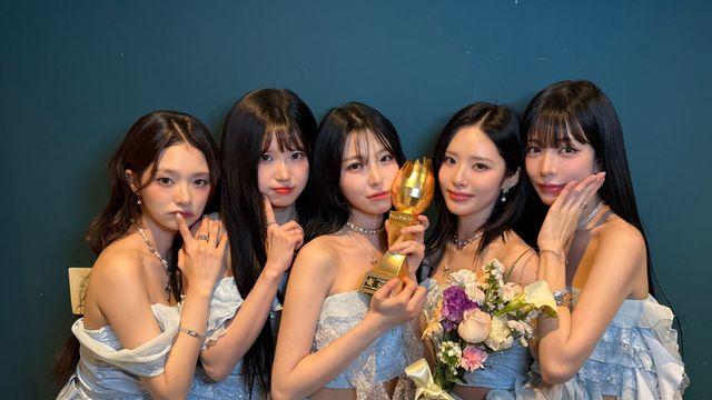 프로미스나인, ‘2025 KGMA’서 베스트 뮤직상 영예... “팬 사랑에 보답하겠다”