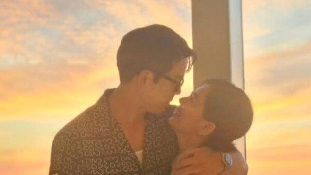 '나는 솔로' 28기 광수♥정희, 노을 포옹 '럽스타그램' 공개… 누리꾼 