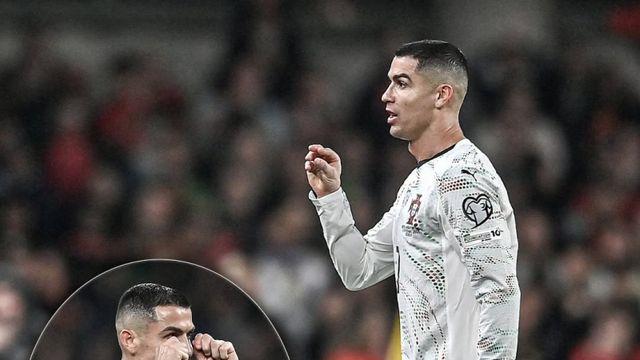 ‘팔꿈치로 퍽!’ 호날두, 월드컵 1경기 출전 불가 가능성…“폭력 행위로 징계 유력”