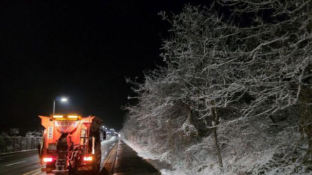 유성구, 겨울철 도로 제설 대응체계 본격 가동