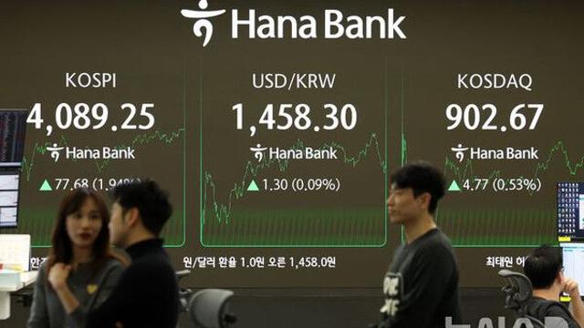 코스피, 4080선 회복 마감…삼성전자·SK하이닉스 강세(종합)