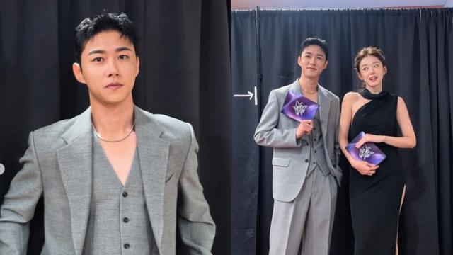 서지훈, 훈훈한 첫 시상식 데뷔…‘♥모태린’ 이주명과 KGMA 나들이 [IS하이컷]