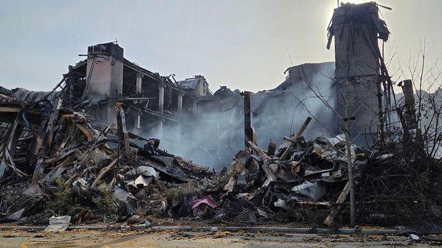 '축구장 27개 규모' 이랜드 물류센터, 화재로 사실상 전소...사흘째 잔불 작업