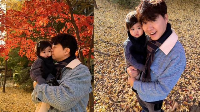 박수홍, '복덩이' 딸 안고 젊은 날 회상