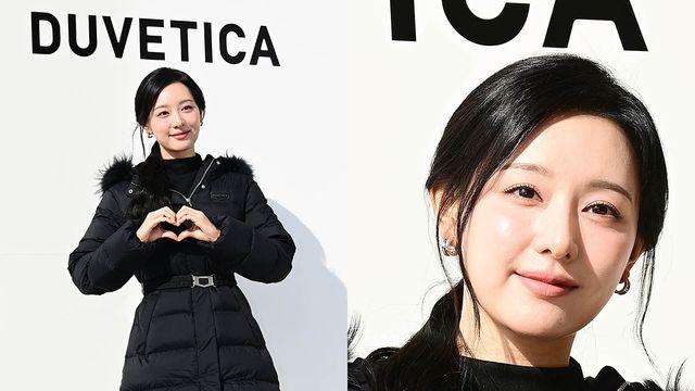 김지원, 따라하고 싶은 롱 패딩 스타일링