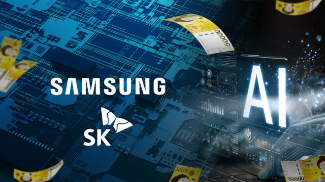 삼성 450조, SK 180조···반도체·AI 인프라에 '역대급 베팅'