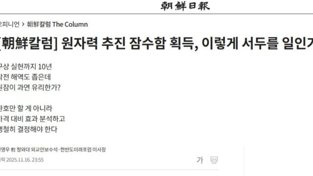 조선일보 칼럼 화제 