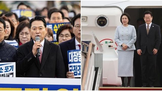 장동혁 “'조폭 두목' 이 대통령, 7800억 범죄자 주고 1호기로 해외 먹튀”