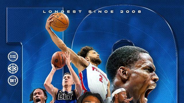 DET, 17년 만에 10연승 질주…12승 선착→동부콘퍼런스 단독 1위